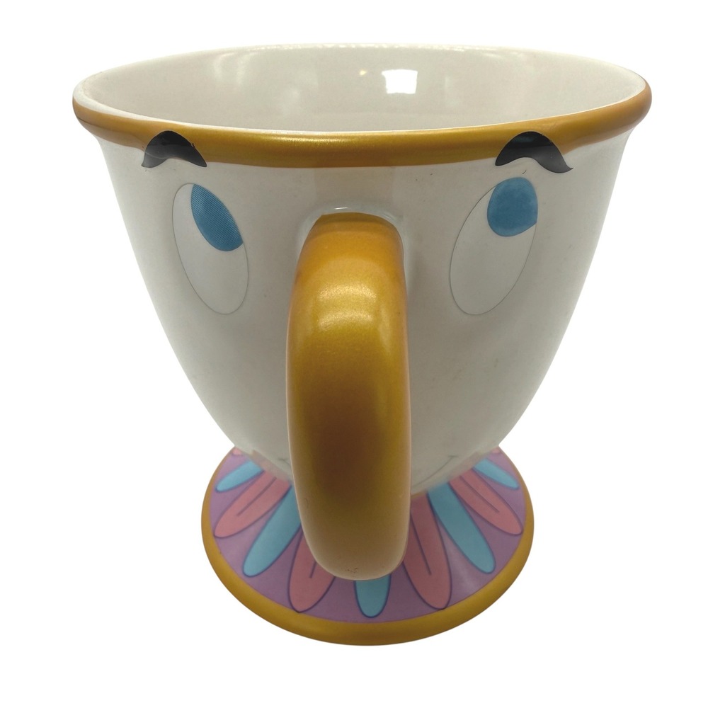 Disney Parks Mug Unisex OS White Chip Beauty and the Beast Sculpted Ceramic Cup